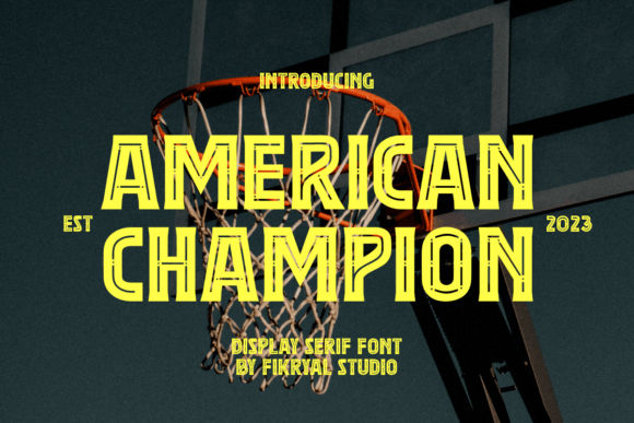 American Champion Display Font for Bold Digital Identity