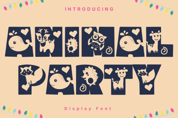Animal Party: A Playful Display Font That Delivers Personality