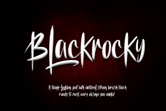Blackrocky: A Bold Display Font for Small Business Branding