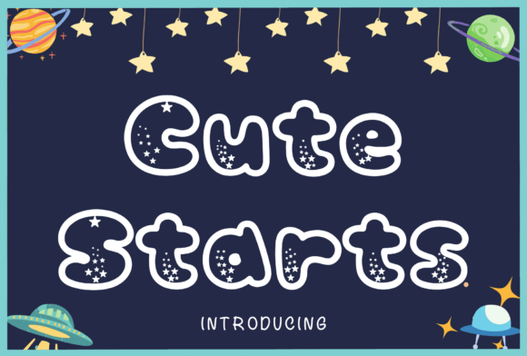 Cute Starts: A Playful Display Font That Delivers Personality