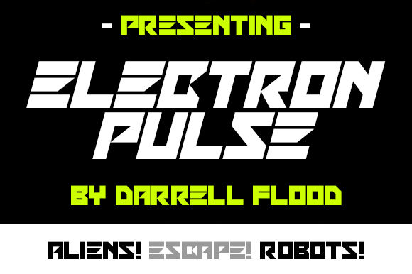 Electron Pulse: A Futuristic Display Font for Makers