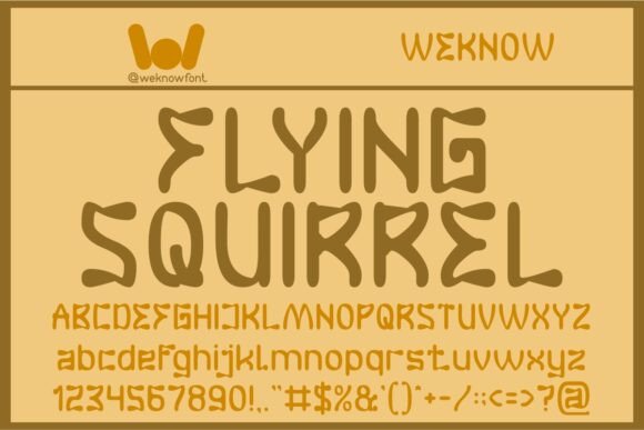 Flying Squirrel: A Playful Display Font That Delivers Personality