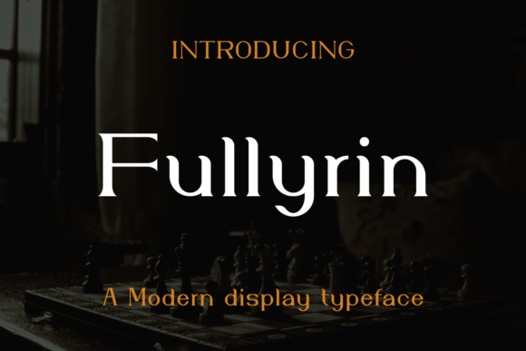 Fullyrin: A Modern Display Font for Handmade Creators
