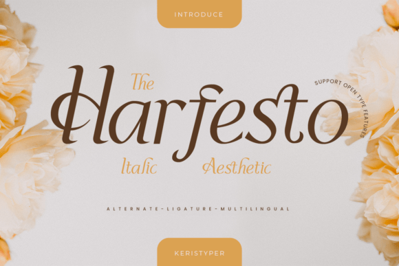 Harfesto: A Display Font That Breathes Quiet Confidence