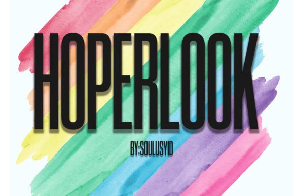 Hoperlook: A Bold Display Typeface for Editorial Impact