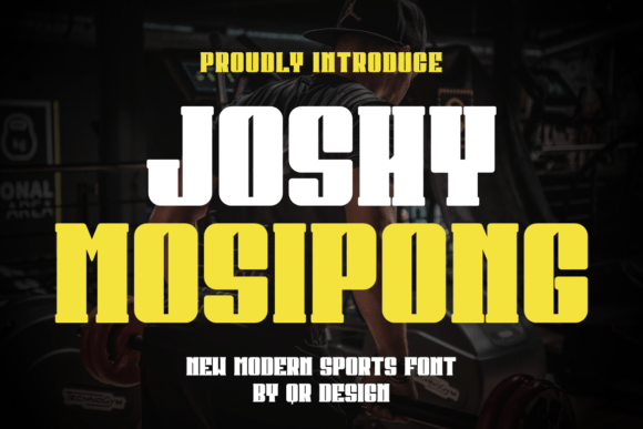 Joshy Mosipong: A Bold Display Font for Digital Brand Impact