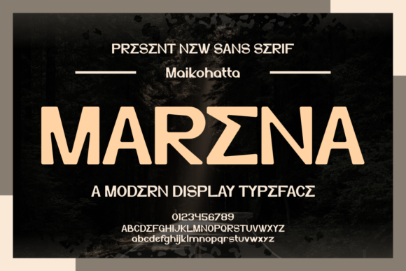 Marena: A Bold, Authentic Display Typeface for Digital Brands