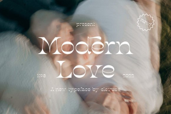 Modern Love Font: A Nostalgic Display Typeface That Feels Like a Handwritten Hug