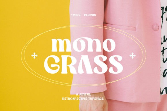 Mono Grass: A Joyful Display Font for Chic Brand Identities