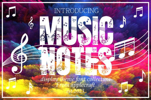 Music Notes: A Playful, Polished Display Font for Small Business Branding