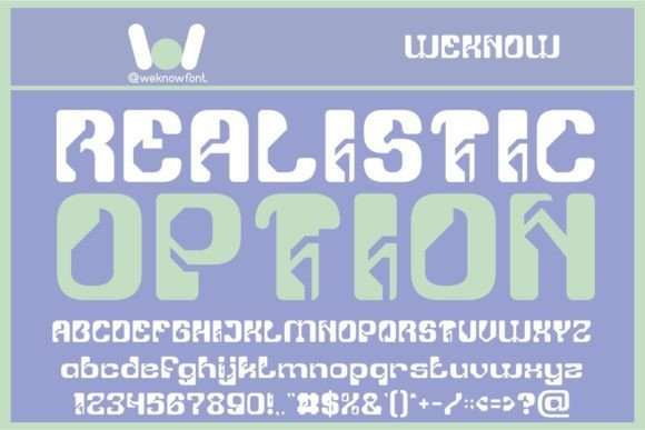Realistic Option: A Display Font That Makes Your Brand Feel Instantly Polished