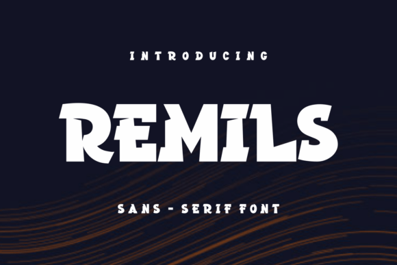 Remils: A Bold, Chunky Display Font That Commands Attention