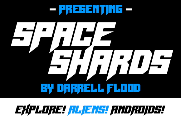 Space Shards: A Display Font for Bold Editorial Identity