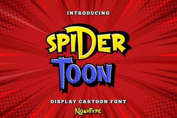 Spider Toon: A Playful Display Font That Makes Campaigns Pop