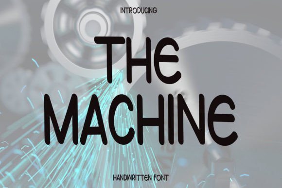 The Machine: A Handwritten Display Font with Editorial Grace