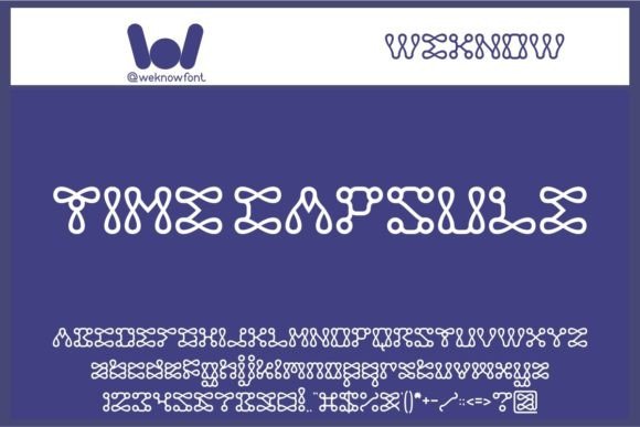 Time Capsule: A Display Font That Anchors Your Message