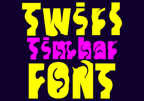 Twirl Timhar: A Playful Display Font That Elevates Real Small Business Branding