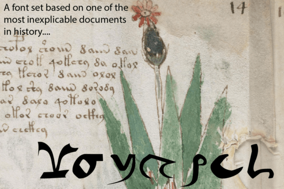 Voynich - Etched: A Display Font That Commands Attention